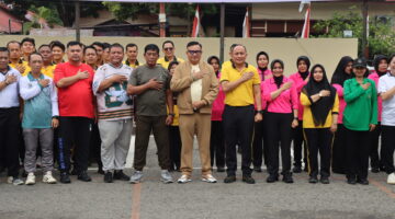 Bukan Sekadar Olahraga, HKGB ke-74 Pererat Kebersamaan Keluarga Besar Polres Aceh Tenggara dan Forkopimda