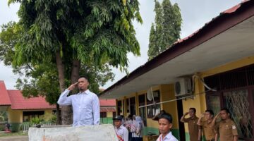 Kasat Intelkam Polres Aceh Tenggara Sosialisasikan Bahaya Narkoba dan Balapan Liar di SMP Negeri 3 Kutacane